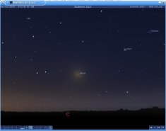 stellarium night screenshot